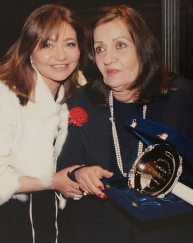 Laila Elwi with her mother