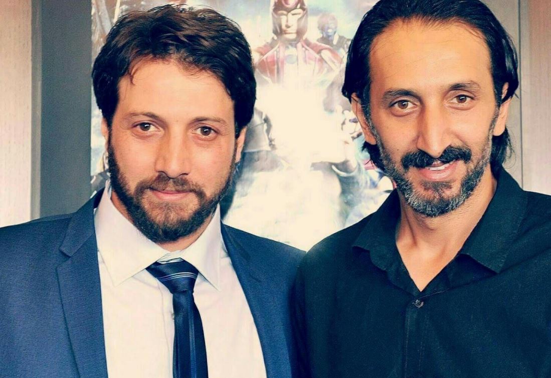 Mohammed Al Ahmad with his brother