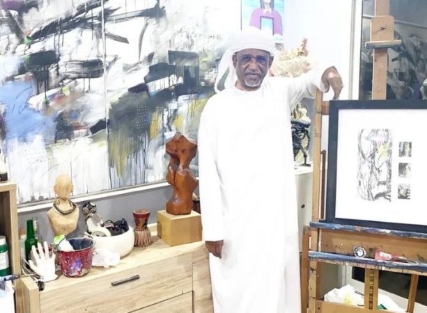 Abdulraheem Salim at his studio