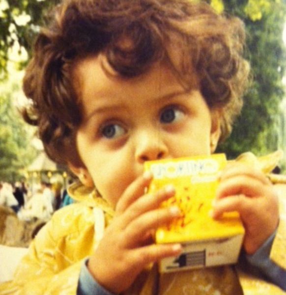 Amal Al-Agroobi's childhood photo