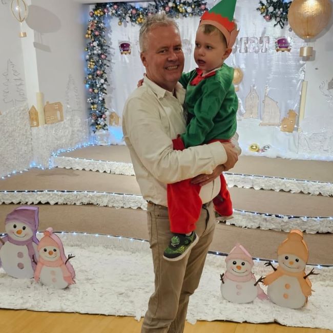 Jenan Moussa's husband and son