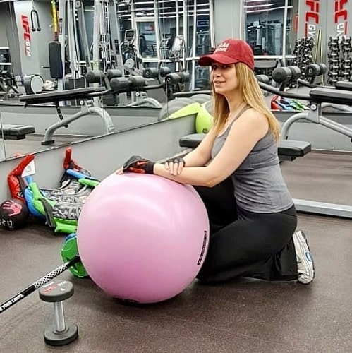 Marwa Sabry at a gym