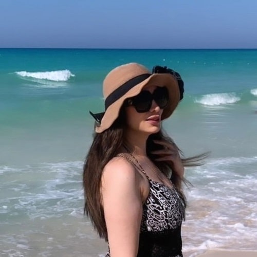 Marwa Sabry during her vacation