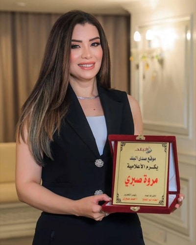 Marwa Sabry honoured by Sada El-Balad