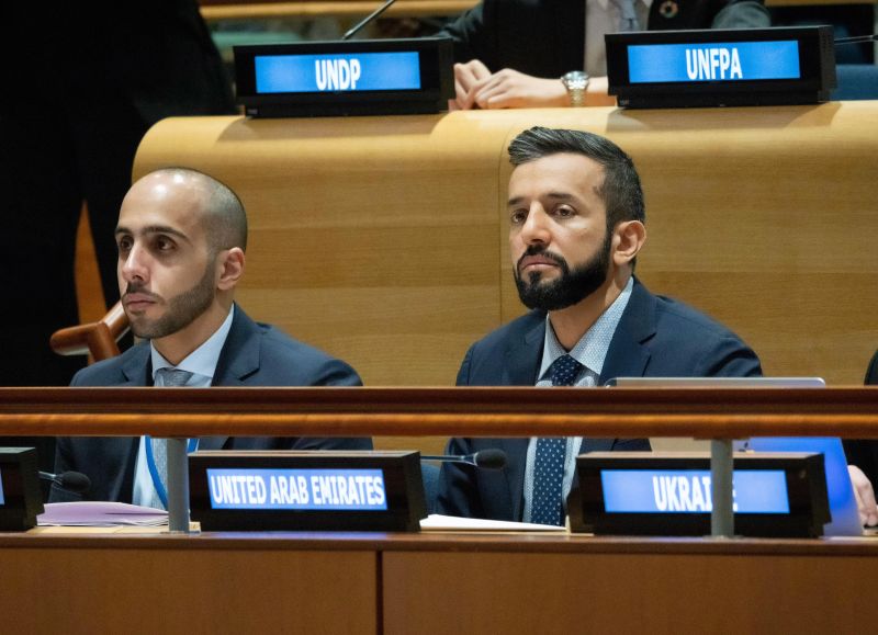 Sultan Al Neyadi attending the 2025 ECOSOC Youth Forum