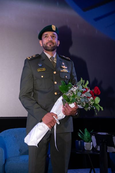 Sultan Al Neyadi in his military uniform