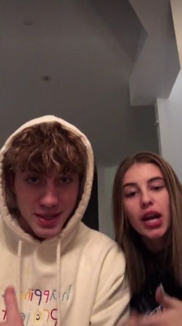 Eva Cudmore with Connor Tanner