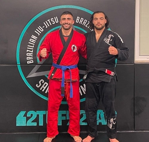 Khalid Alherani after a Brazilian Jiu Jitsu match