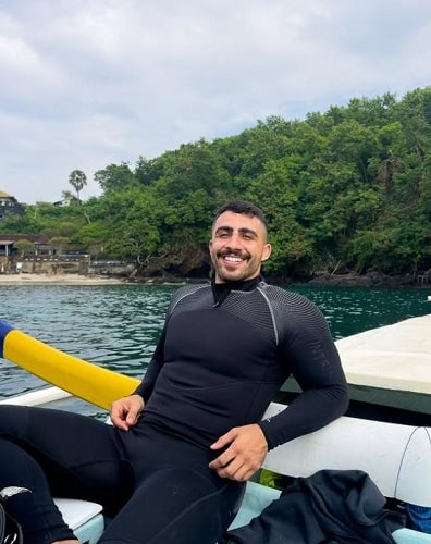 Khalid Alherani during his vacation