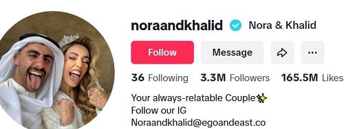 Khalid Alherani's TikTok account