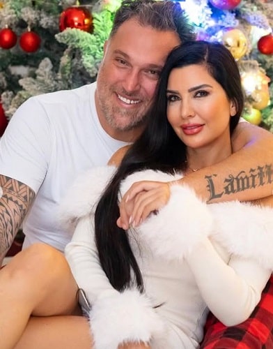 Lamitta Frangieh and her husband