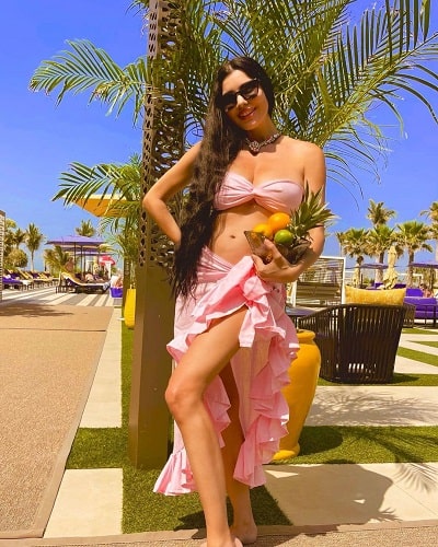 Lamitta Frangieh during her vacation