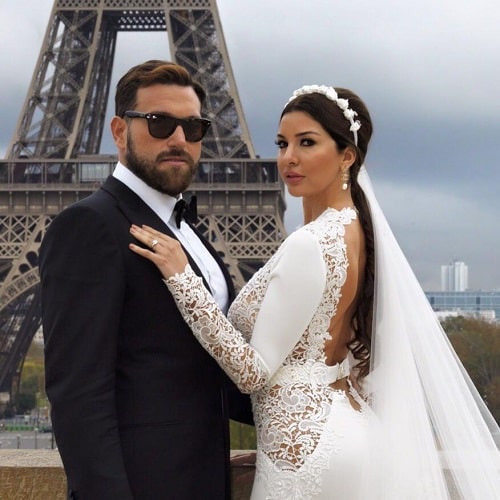 Lamitta Frangieh's wedding picture