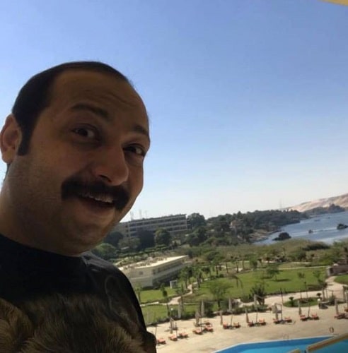 Mohammed Tharwat during his vacation