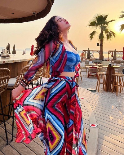 Rawan Bin Hussain during her vacation