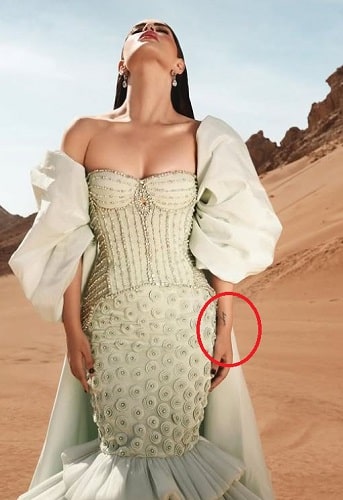 Rawan Bin Hussain's tattoo