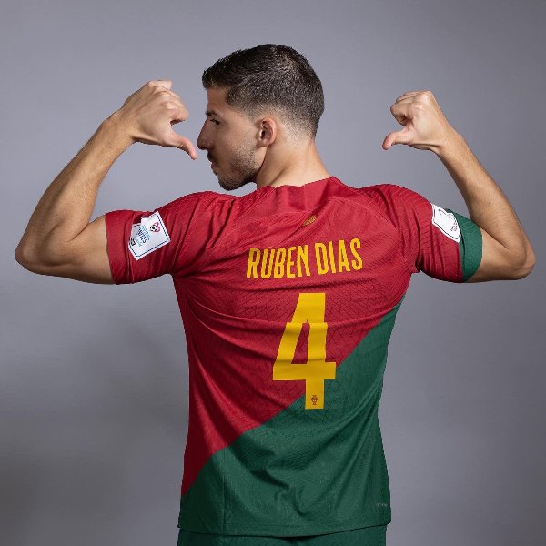 Rúben Dias's Portugal's jersey number