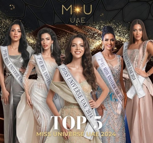 Emilia Dobreva in Top 5 Miss Universe UAE