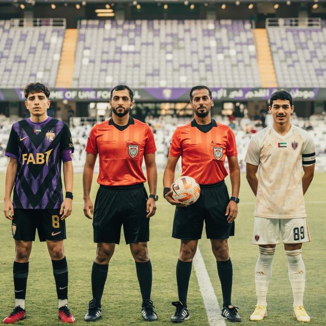 Hazim Abbas wearing jersey number 8, representing Al Ain FC