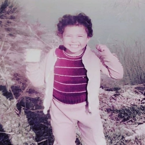 Hend Sabry's childhood picture