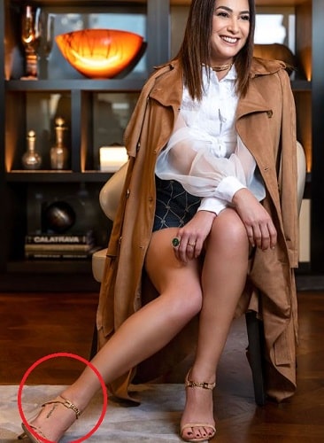 Hend Sabry's tattoo
