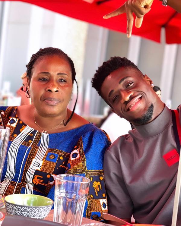 Kouame Autonne's photo with his mother