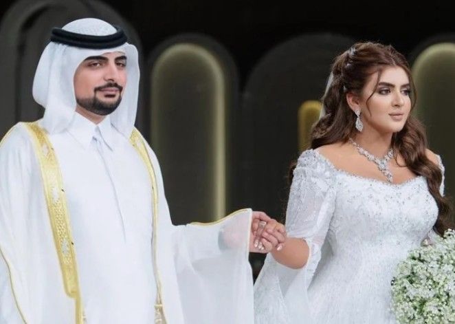 Mahra Al Maktoum on her wedding day