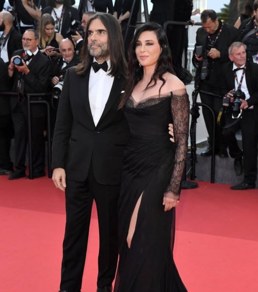 Nadine Labaki with her husband