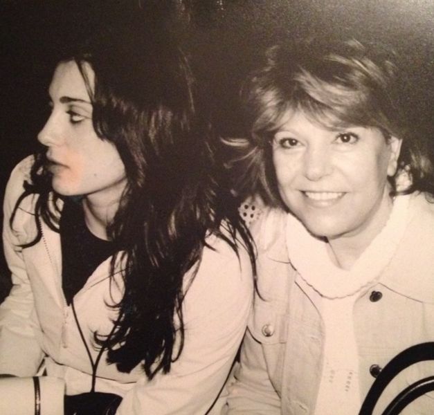 Nadine Labaki with her mother