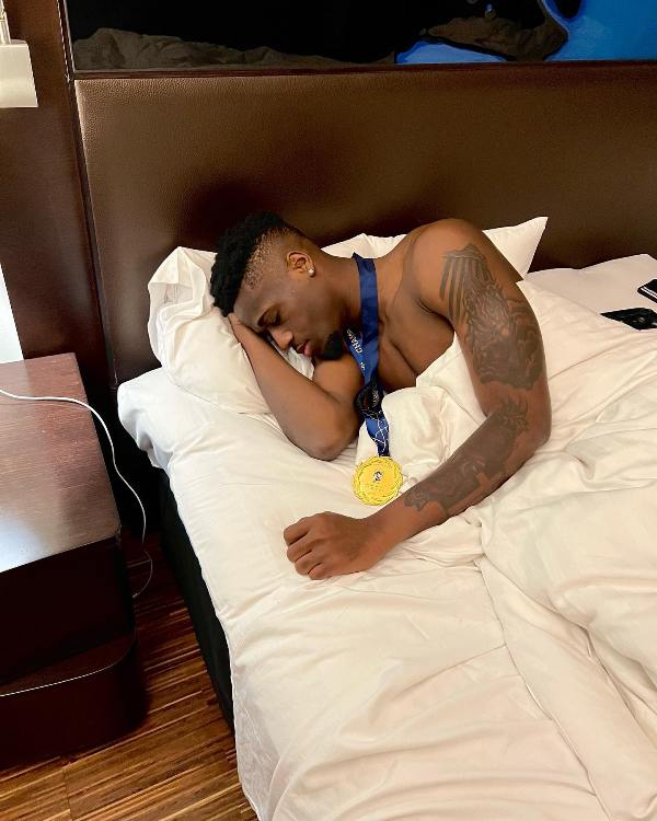 Photo of Kouame Autonne's tattoo on his arm