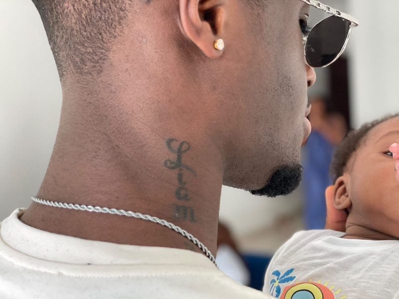 Photo of Kouame Autonne's tattoo on his neck