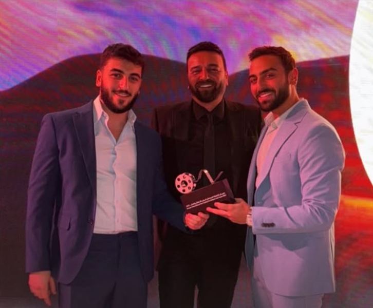 Samer al-Masry with his sons