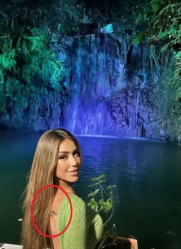 Sarah Ahmed Salama's tattoo