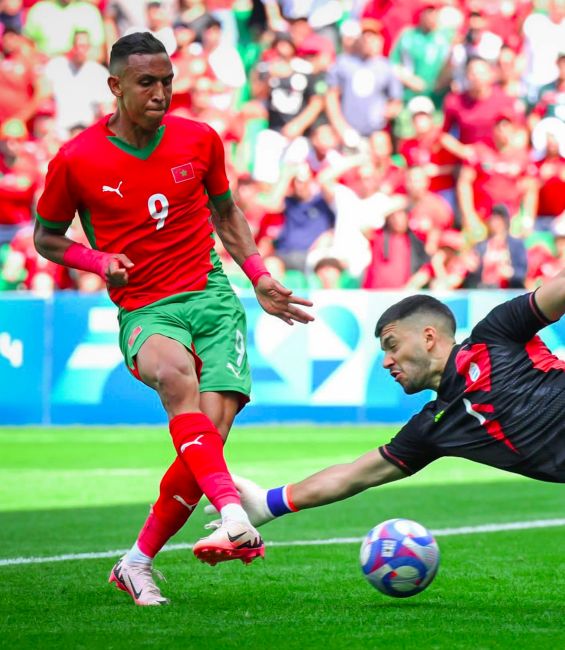 Soufiane Rahimi during the 2024 Summer Olympics