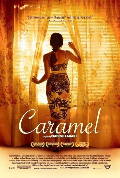 The poster of Nadine Labaki's debut feature film titled 'Caramel' (2007)