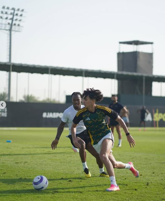 El Mehdi El Khamlich while playing football