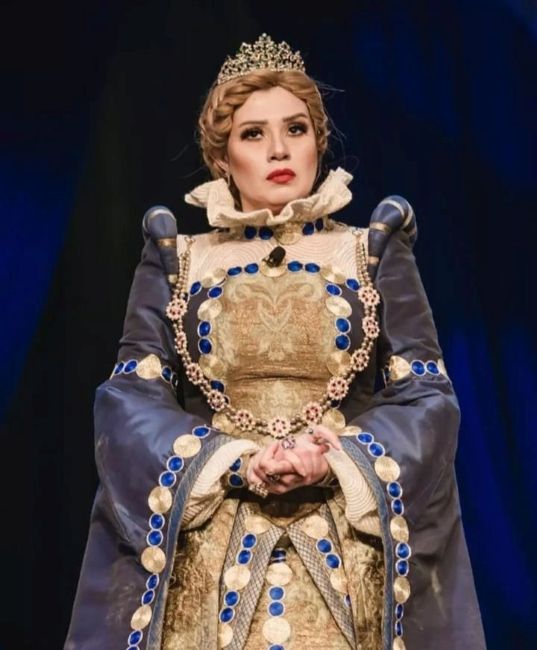 Rania Farid Shawki in a still from the play, King Lear