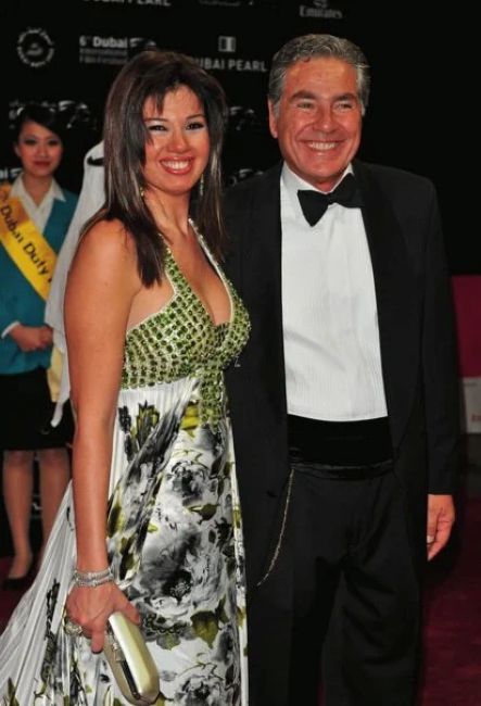 Rania Farid Shawki with Mustafa Fahmy