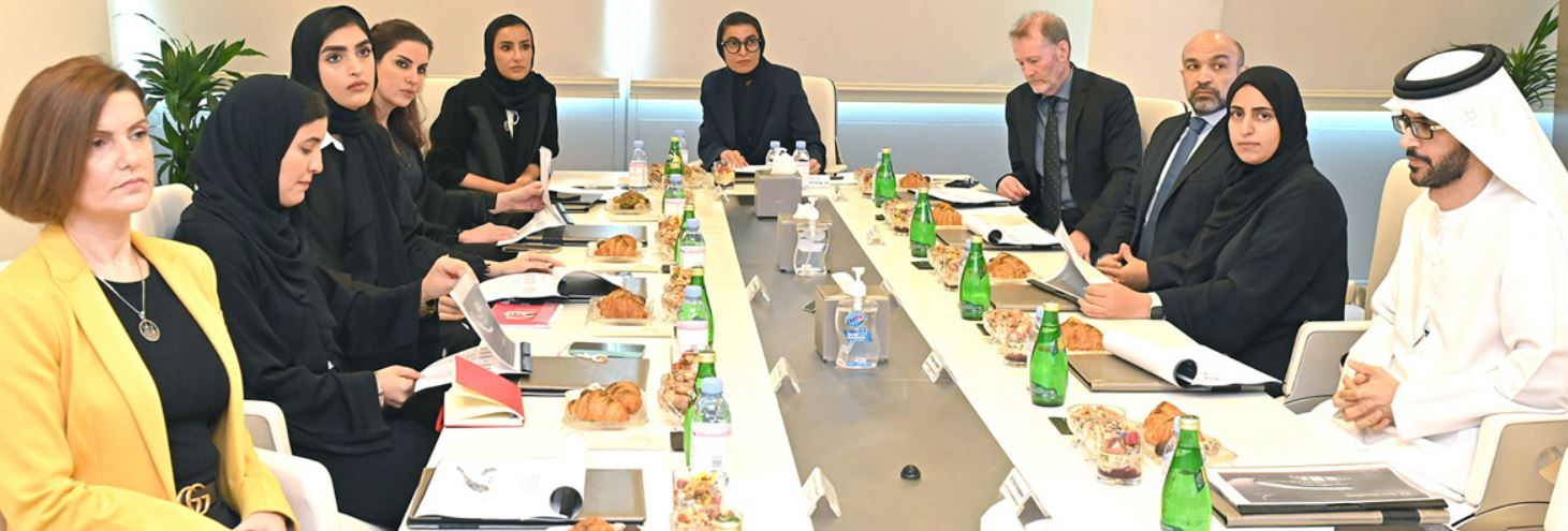 Sara Musallam during a delegation