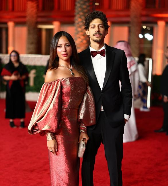 Sumaya Alfie with her husband